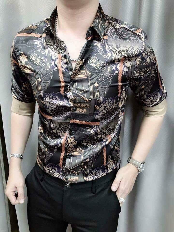 [Hoàn Tiền 15%] [HCM]ÁO SƠ MI NAM HỌA TIẾT ĐỘC VÀ LẠ