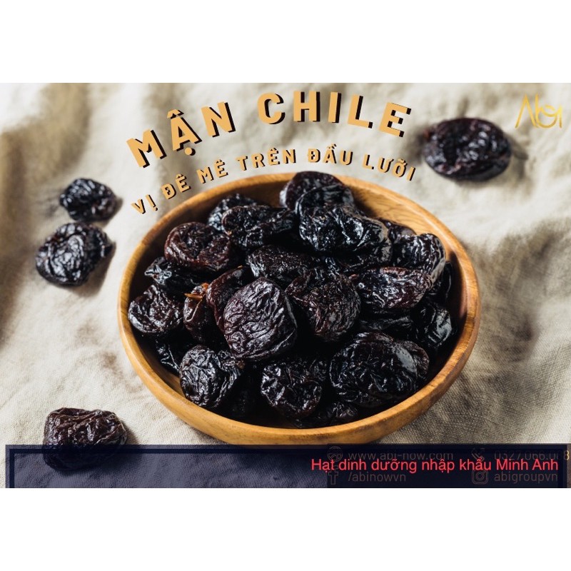 Mận dẻo sấy khô Chile 500g [Mận size bự]