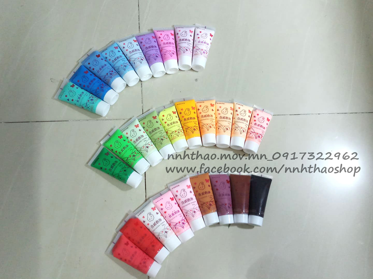 Đất Sét Lỏng / Keo Kem Trang Trí Ốp Điện Thoại 50Ml