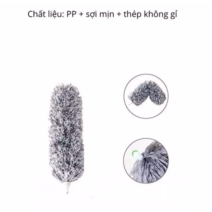 Đầu lông chổi phất trần thay thế