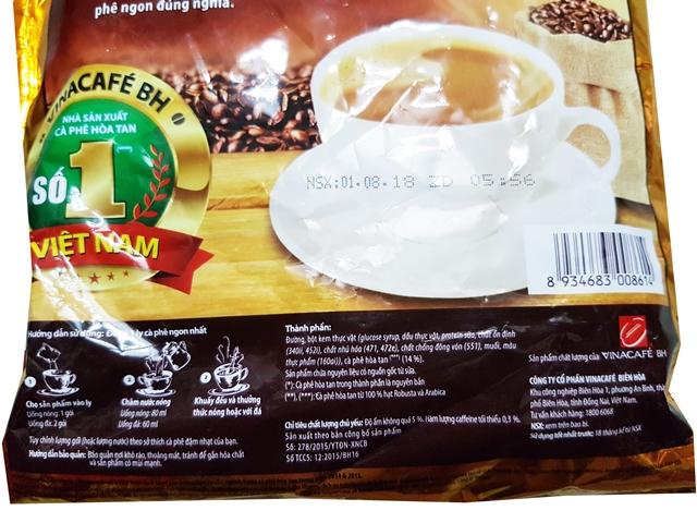 Cà phê sữa VinaCafe Gold 3 trong 1 túi 480g (24 góix20gr)