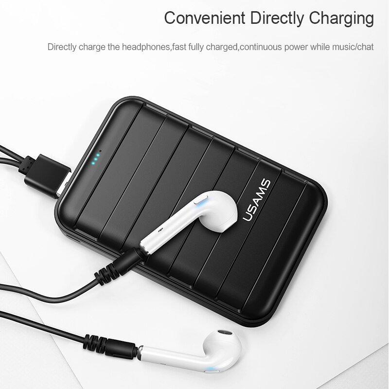 [HCM]Tai nghe Airpod USAMS US-LQ001 Bluetooth 5.0 cho Android Apple
