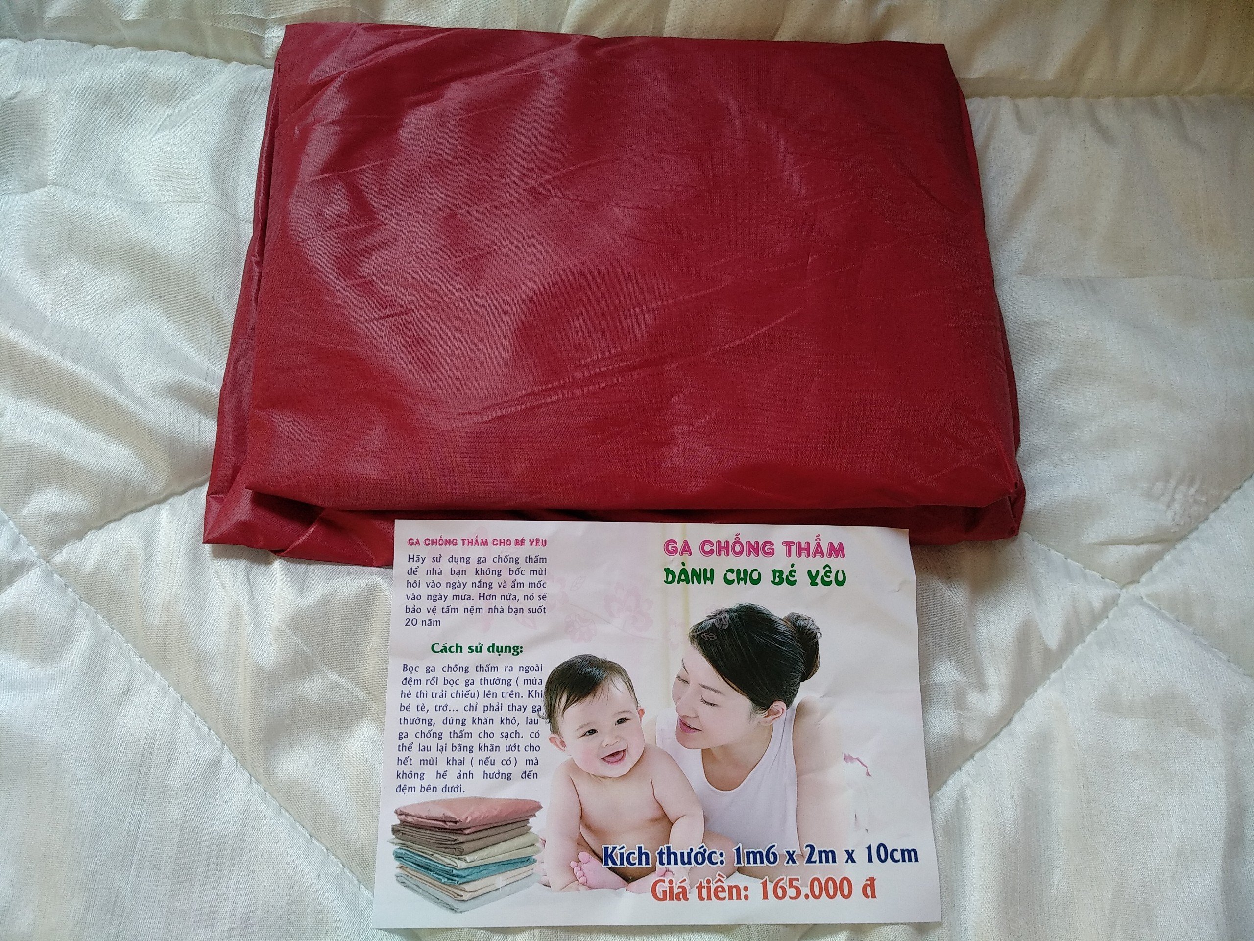 Ga chống thấm màu dành cho đệm dày dưới 10cm ga trải giường,ga bọc đệm mã 763