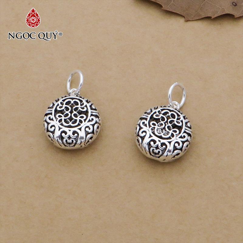 [HCM]Charm bạc hình túi may mắn treo 11.7x10.5mm - Ngọc Qúy Gemstones