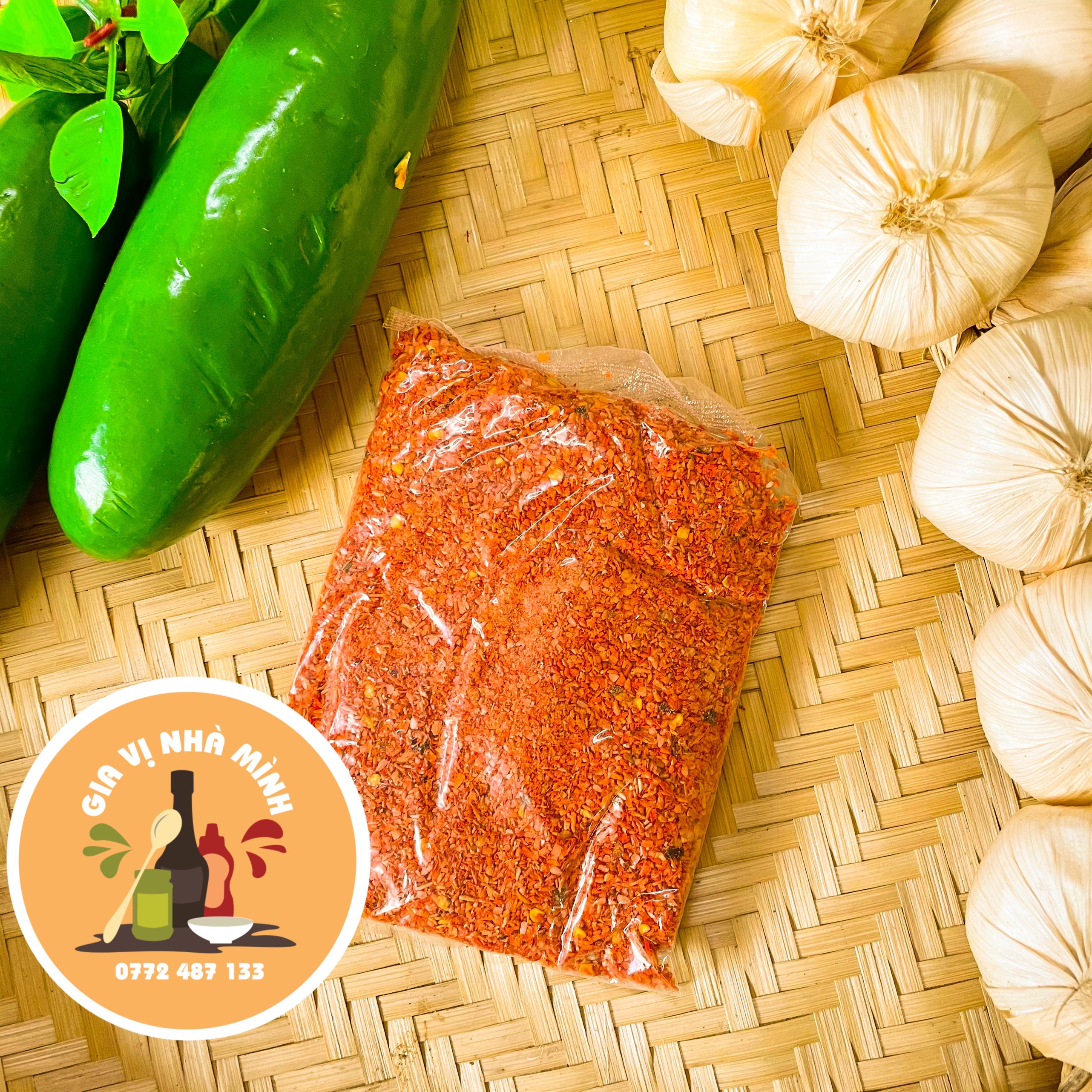 ỚT KHÔ XAY KHÔNG CAY(CHUYÊN GÀ NƯỚNG MUỐI ỚT)