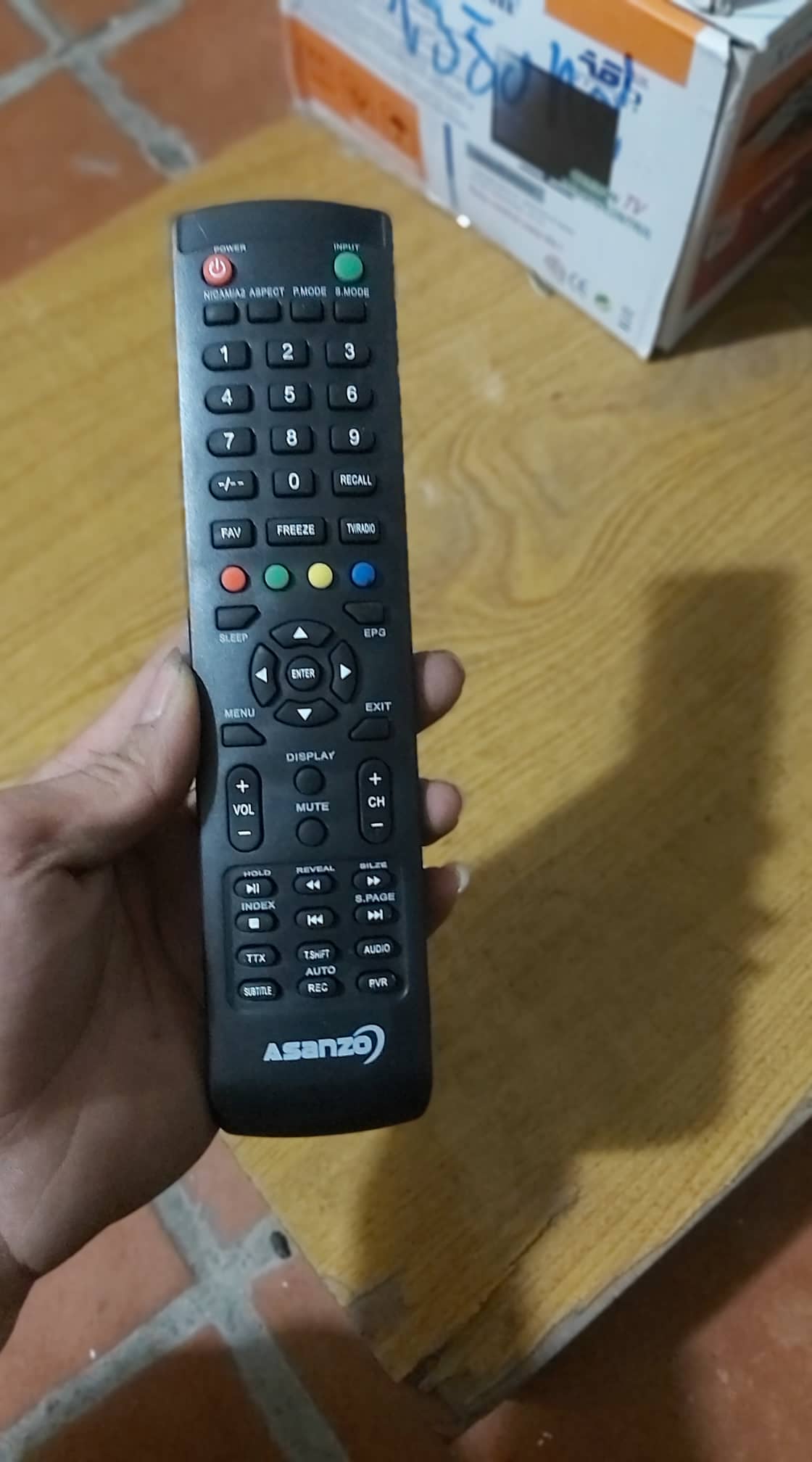 điều khiển tivi ASANZO cong