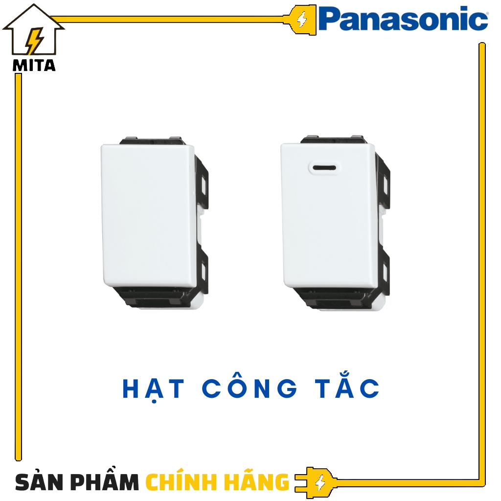 Hạt Module công tắc Panasonic WIDE - Công tắc 1 chiều - Công tắc 2 chiều(hạt cầu thang) - MITA