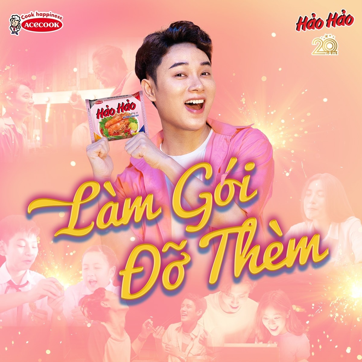 Mì Hảo Hảo Tôm Chua Cay 75gr ( thùng 30 gói)
