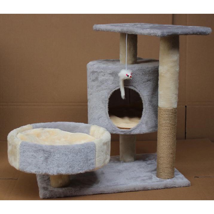 [HOÀN TIỀN 10%]Cattree, Nhà Cây, Trụ Cào Móng Cho Mèo
