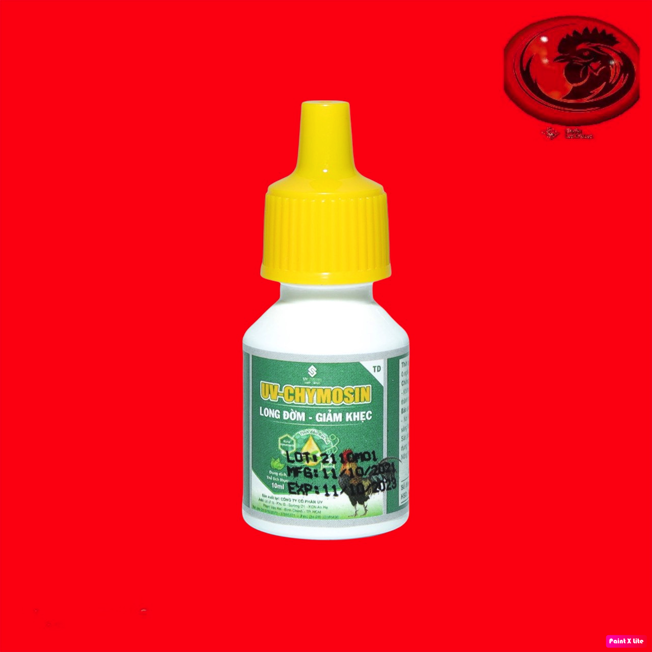 UV - CHYMOSIN 1 LỌ 10 ML long đàm, thông thanh quản, kháng viêm