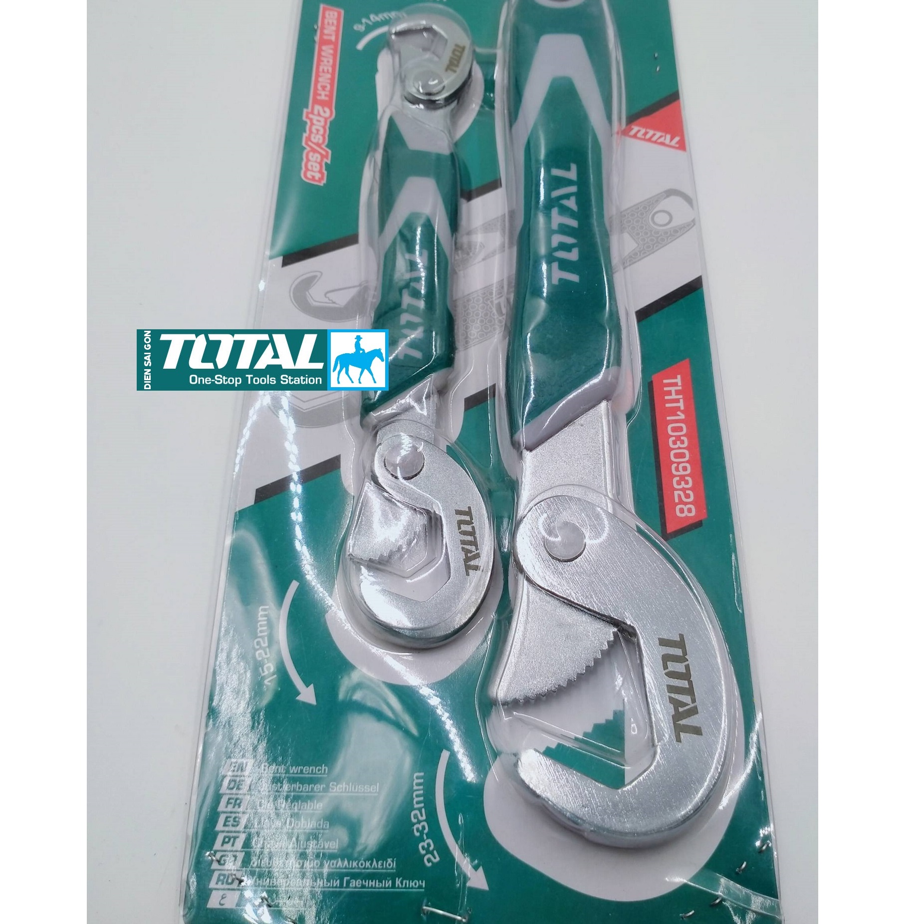 Bộ 2 mỏ lết đa năng INGCO HBWS110808 TBWS09328