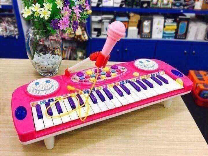 Đàn Piano kết hợp micro karaoke cho bé - 9690