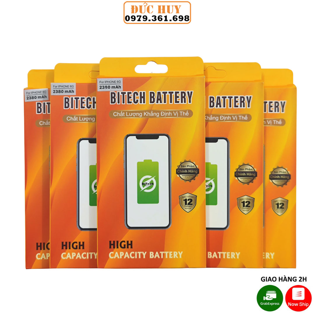 Pin IP6 Dung Lượng Cao BiTech BT-IP6 ( Dung Lượng 2380 mAh )