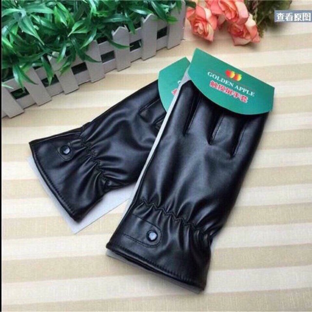 Găng tay da nam cảm ứng