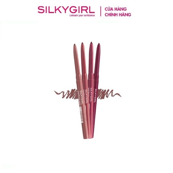 Chì Kẻ Viền Môi Silkygirl Long-Wearing Lipliner 0.35g