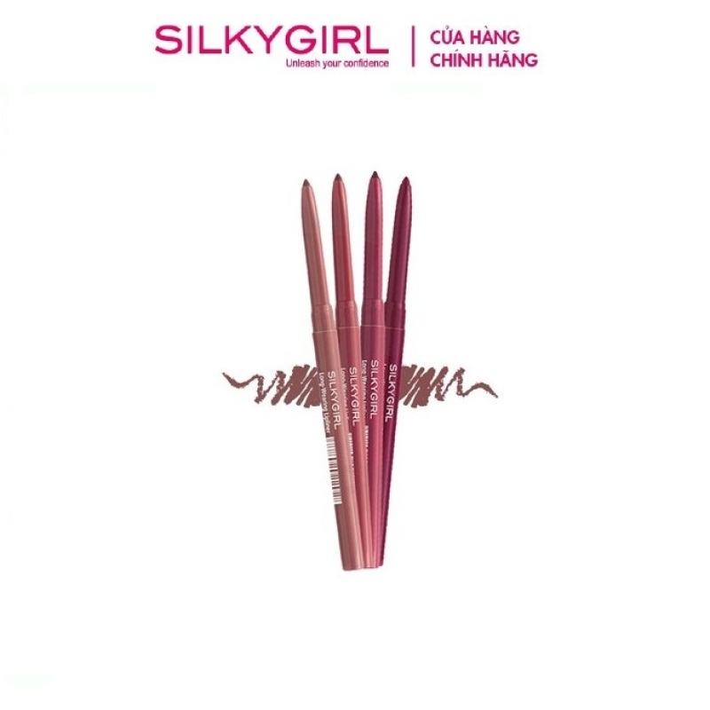 Chì Kẻ Viền Môi Silkygirl Long-Wearing Lipliner 0.35g