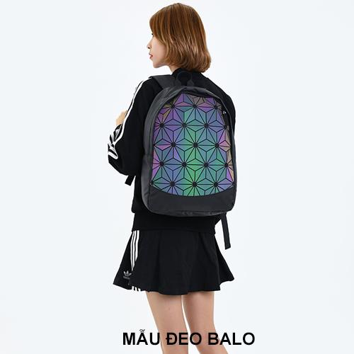 Balo laptop thời trang phản quang/phản quang Issey Miyake 3D 2018