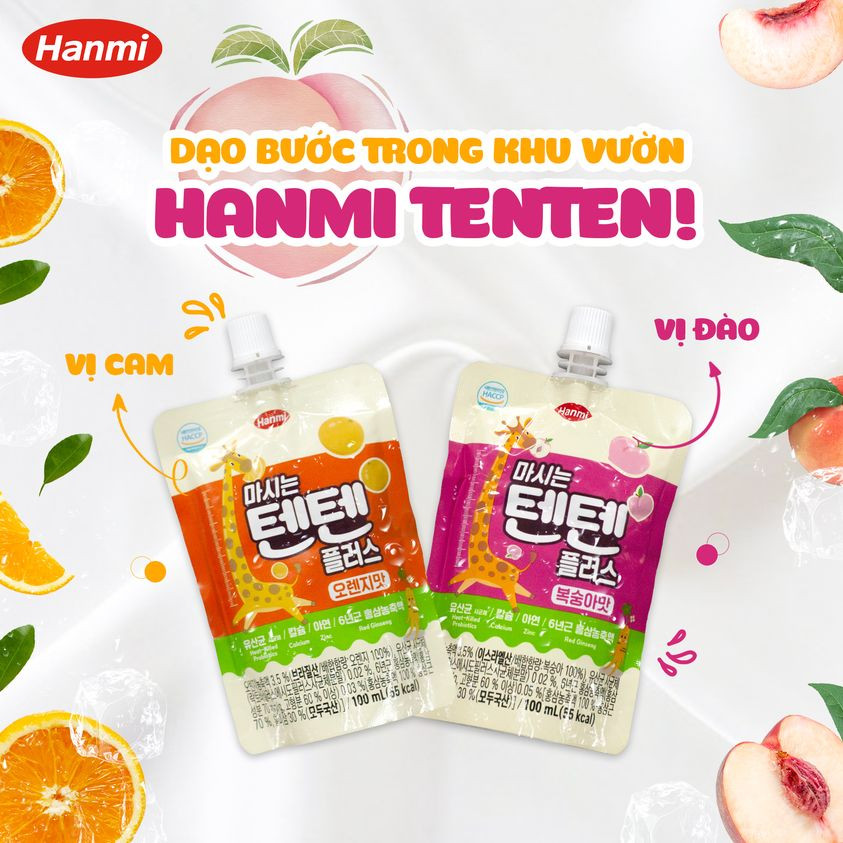 Hồng Sâm Hanmi TenTen Hàn Quốc Cho Bé Nhiều Vị