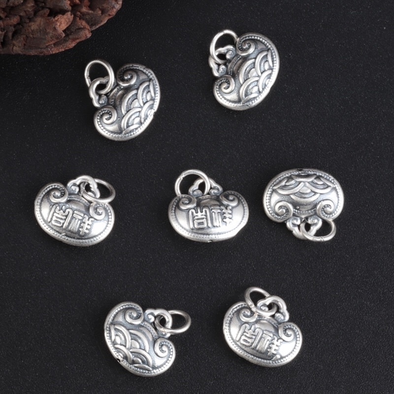 [S925] Charm bạc 3D khánh như ý - MH787