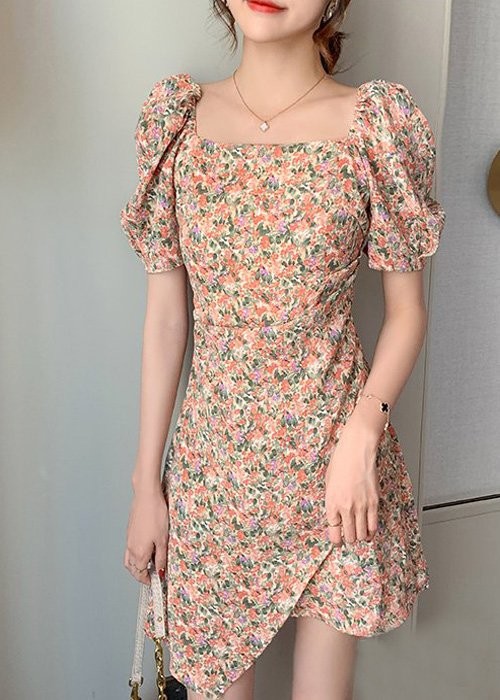 ĐẦM SUÔN HỌA TIẾT HOA -  BEYEU1688 - BY1084A