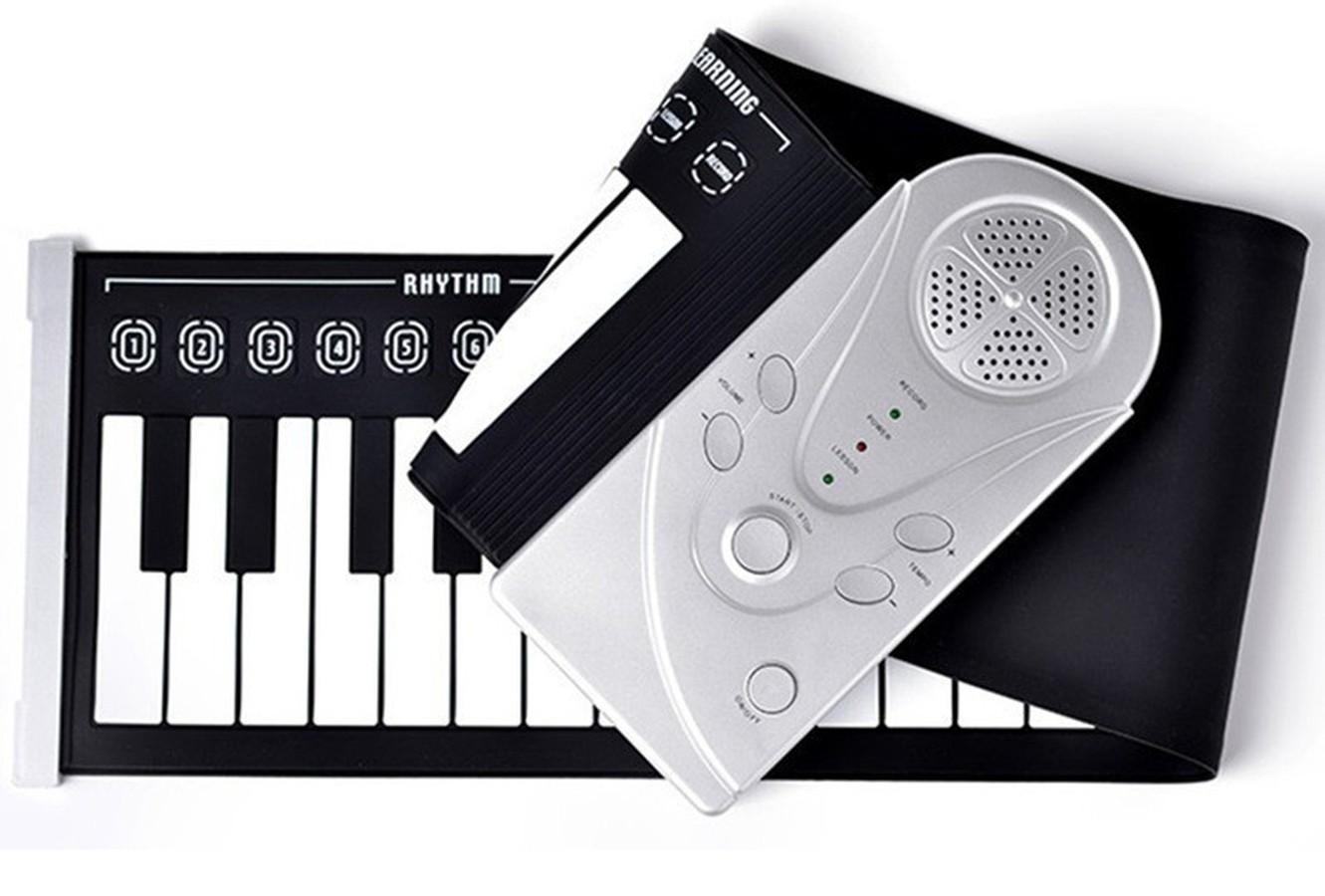 [HCM]Đàn Piano Konix 49 phím cuộn mềm dẻo Flexible MD88P (Không loa cần kết nối máy tính - Có Pedal cáp kết nối USB - Roll Up Midi Keyboard Controller)