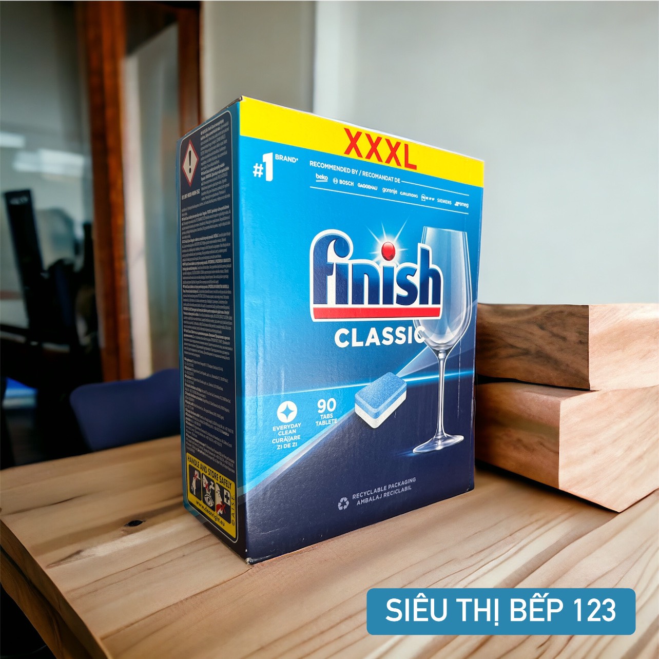 Viên rửa bát Finish nhiều chức năng, rẻ vô địch