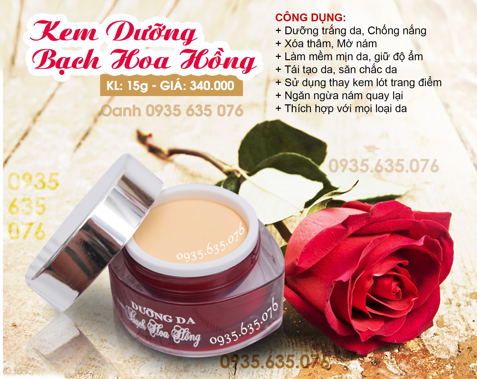 Bộ Bach Hoa Hong cao cấp