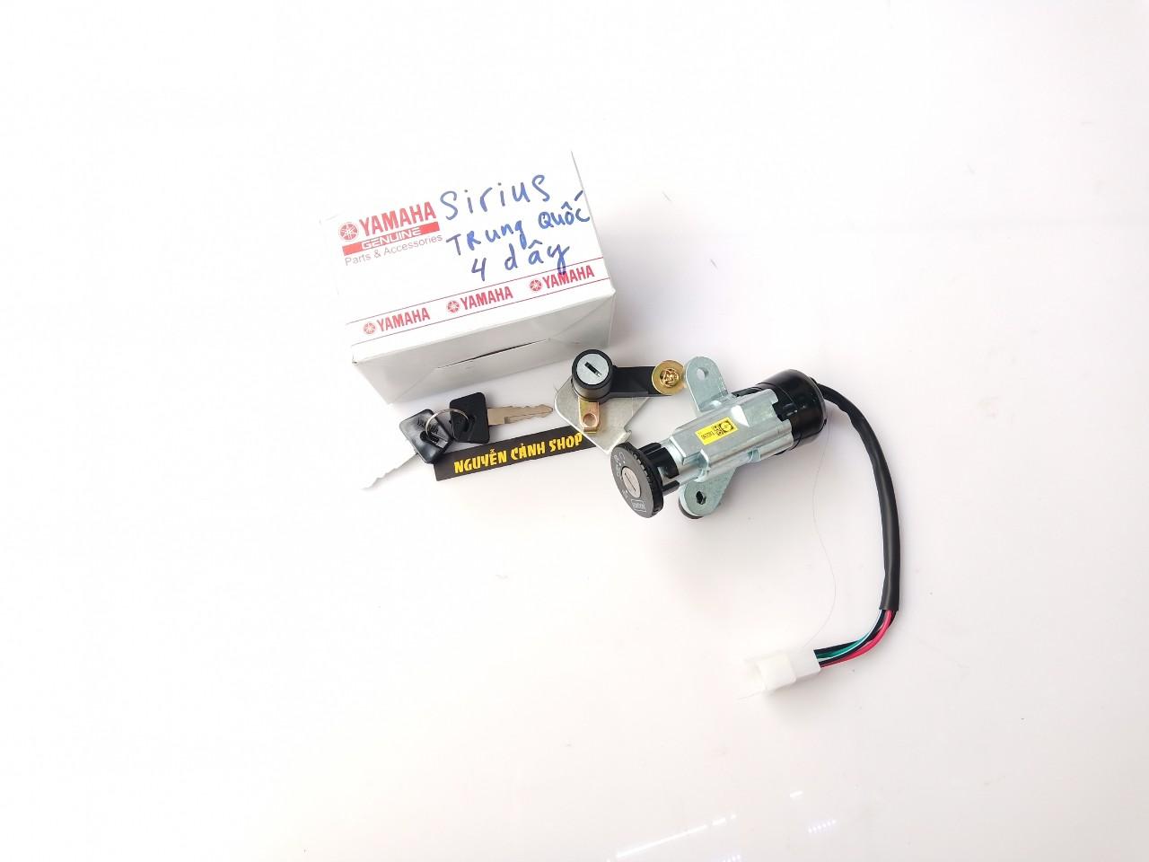 Bộ ổ khóa xe sirius 50 trung quốc 4 dây