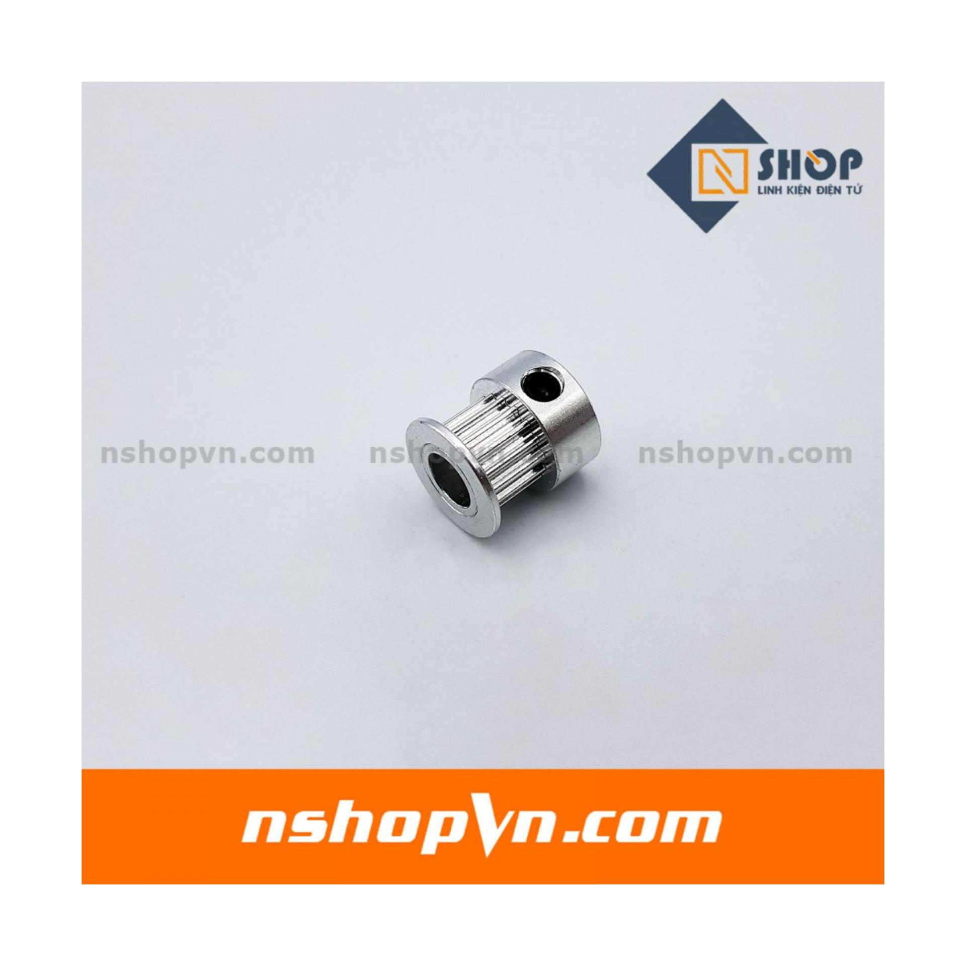Puly GT2 16 răng trục 6mm