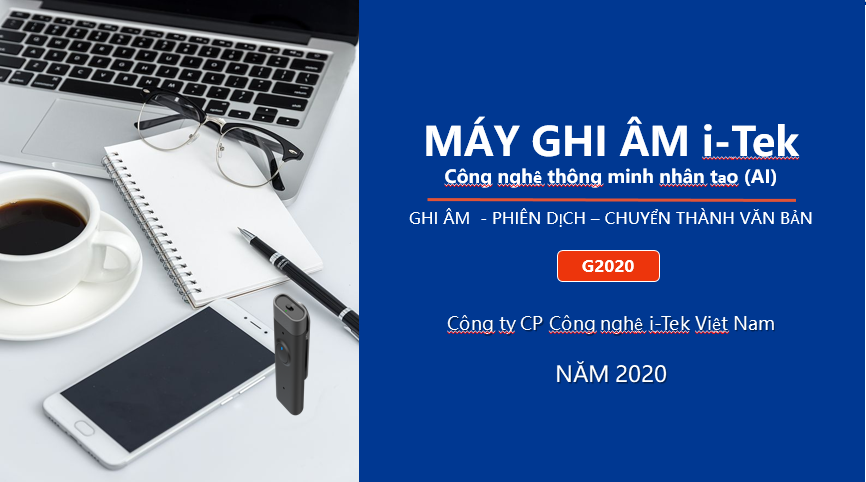 MÁY GHI ÂM I-TEK - PHIÊN DỊCH - CHIA SẺ VĂN BẢN (32GB)