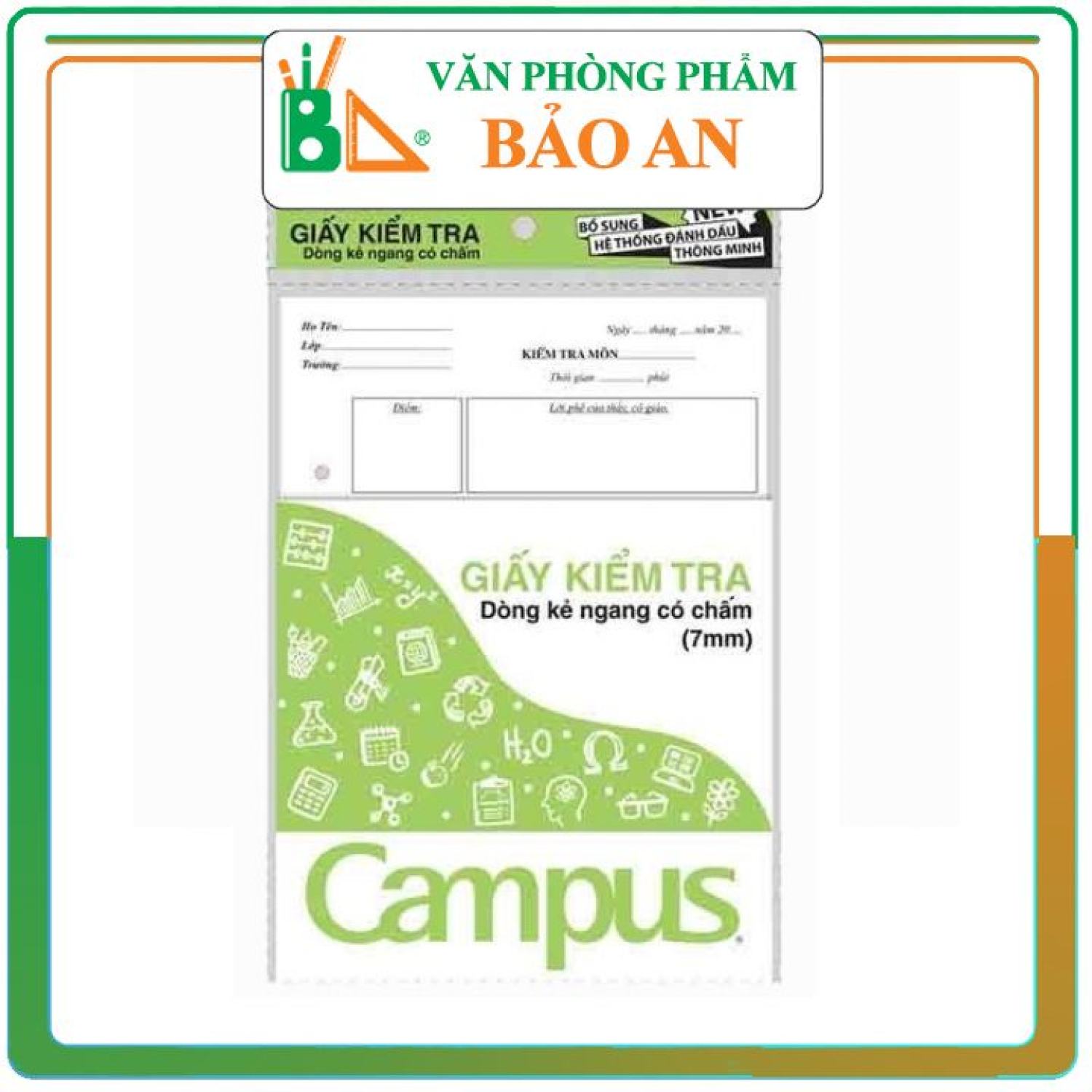 Giấy Kiểm Tra Campus Có Chấm