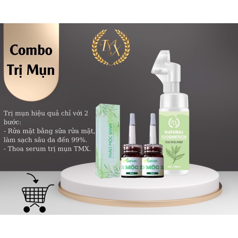 Sữa rửa mặt tạo bọt thảo mộc xanh