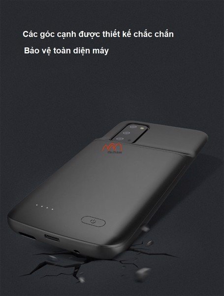 Ốp lưng kiêm sạc Samsung Galaxy S20 Plus hiệu Newdery