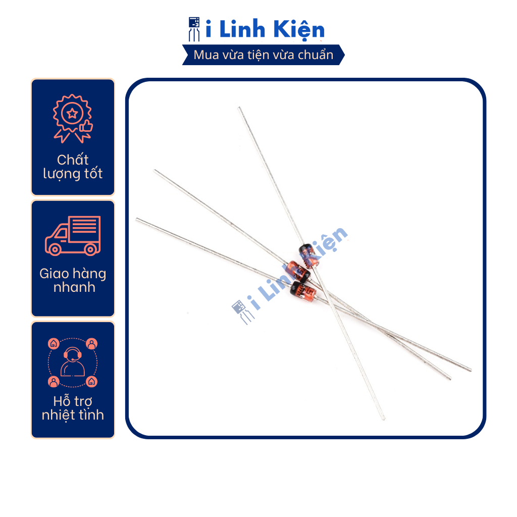 Diode zener 1W combo 14 loại thông dụng nhất,