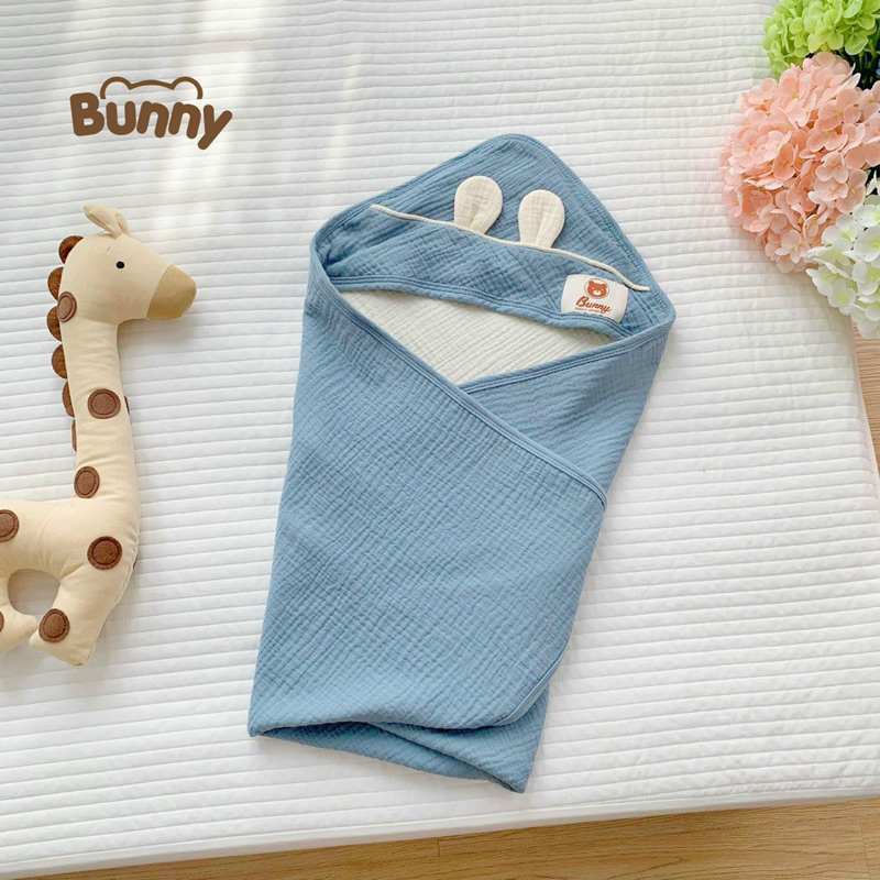 Chăn Ủ Cao Cấp Bunny Cho Bé Sơ Sinh