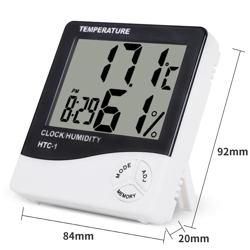 [HCM]Đồng hồ đo nhiệt độ và độ ẩm HTC-1