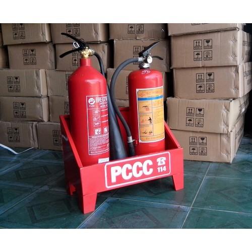 Kệ đôi đựng bình chữa cháy