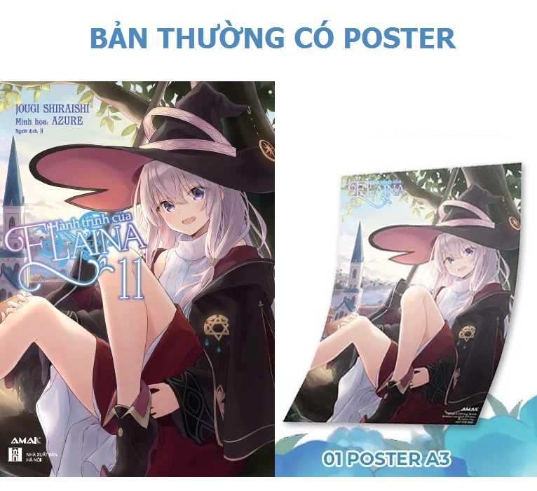 Sách - hành trình của elaina - tập 11