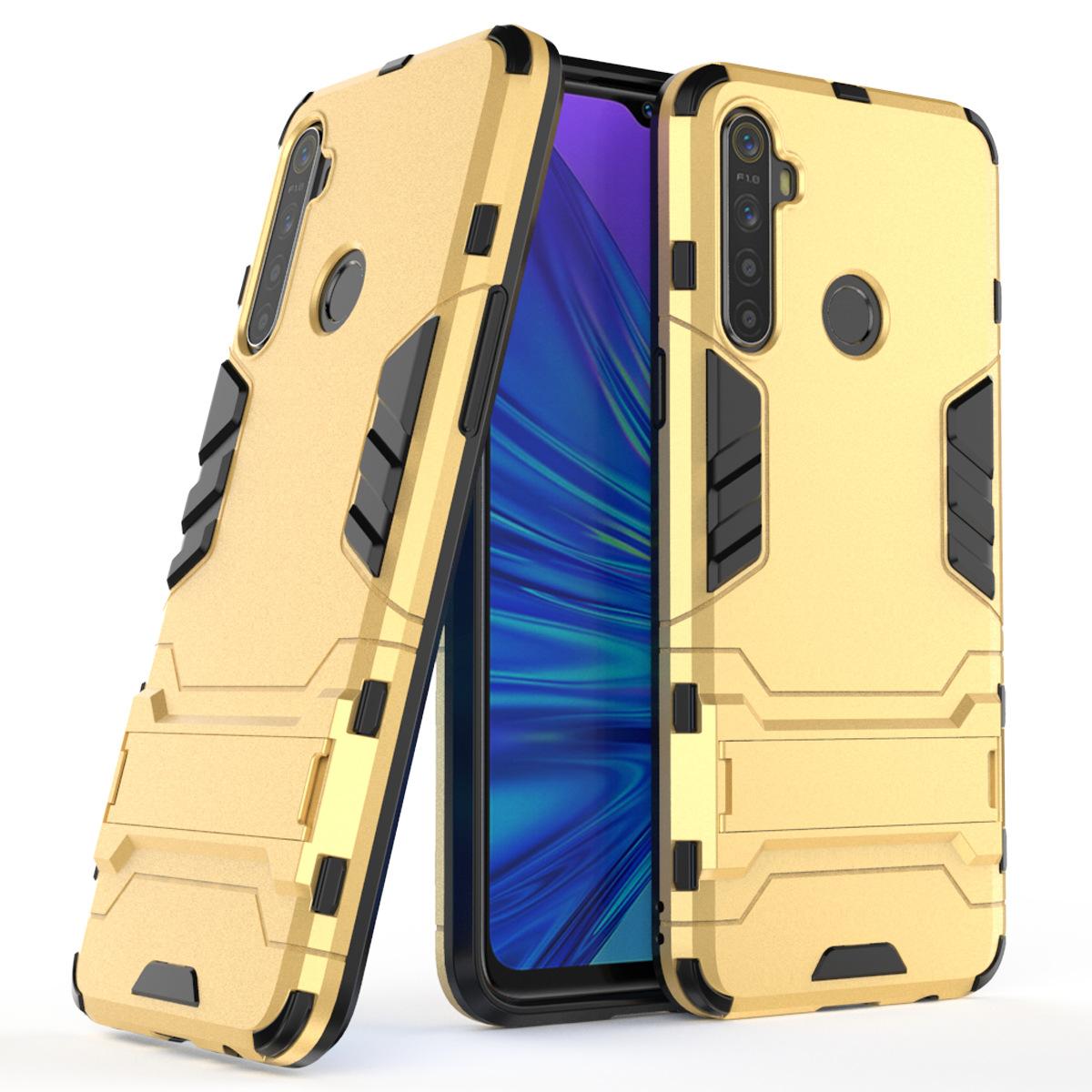 Ốp lưng Realme 5 Pro Realme5pro - Ốp chống sốc Iron Man 2 lớp bảo vệ lưng nhựa cứng viền bo nhựa dẻo 360 độ, che được phần lồi của Camera máy