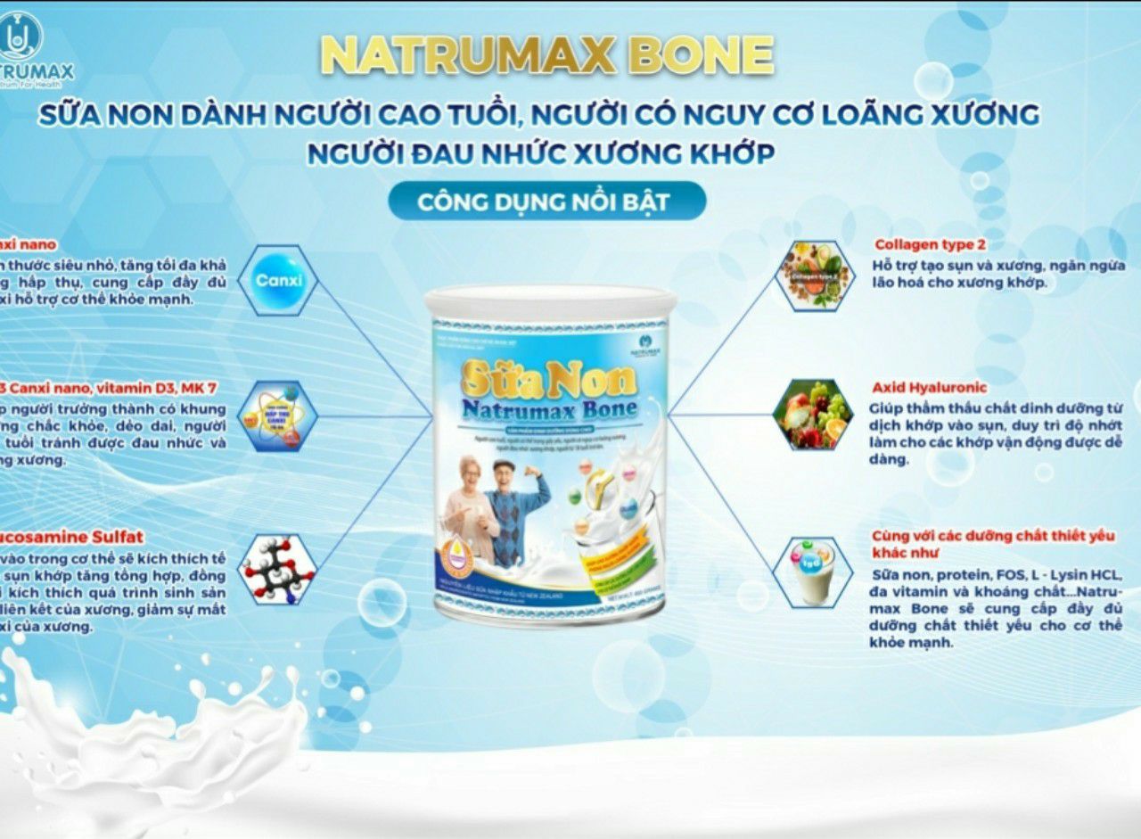 [HCM]Sữa non Natrumax Bone 800g