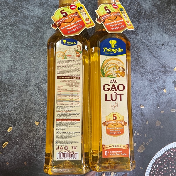 Light rice bran oil Tuong An