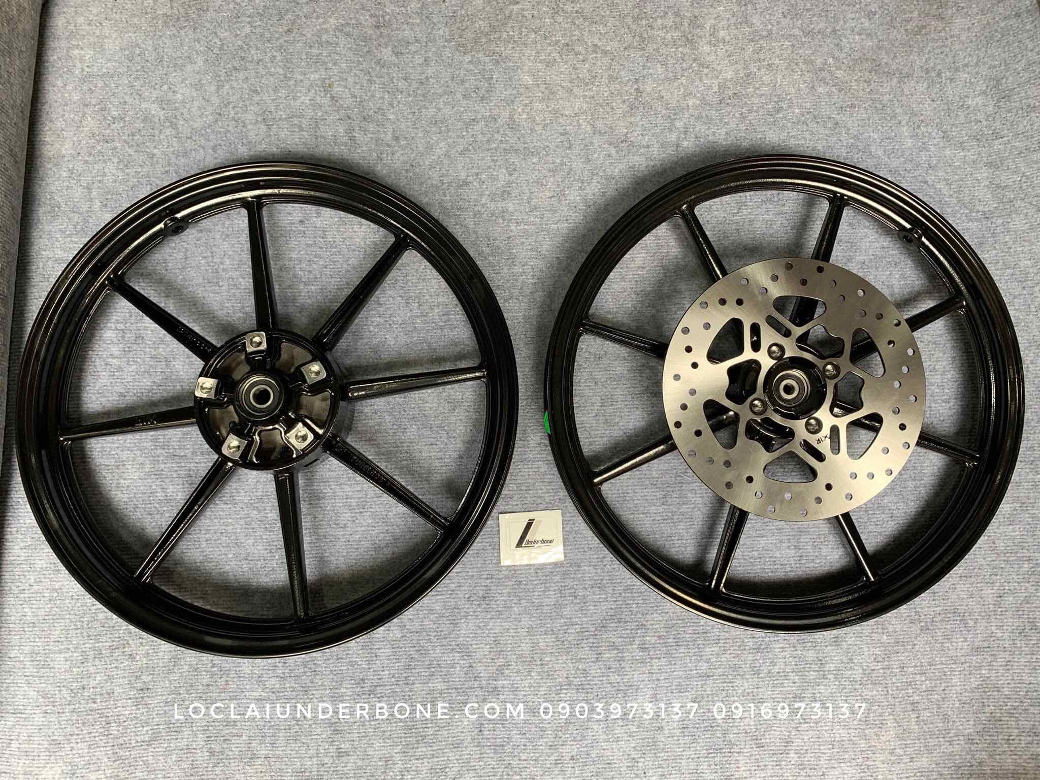 Mâm 8 cây x1r cho exciter 150