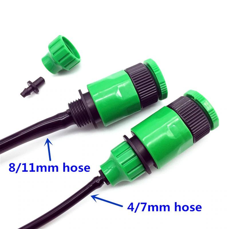 2 bộ đầu nối nhanh ống 6 và 10mm với vòi nước