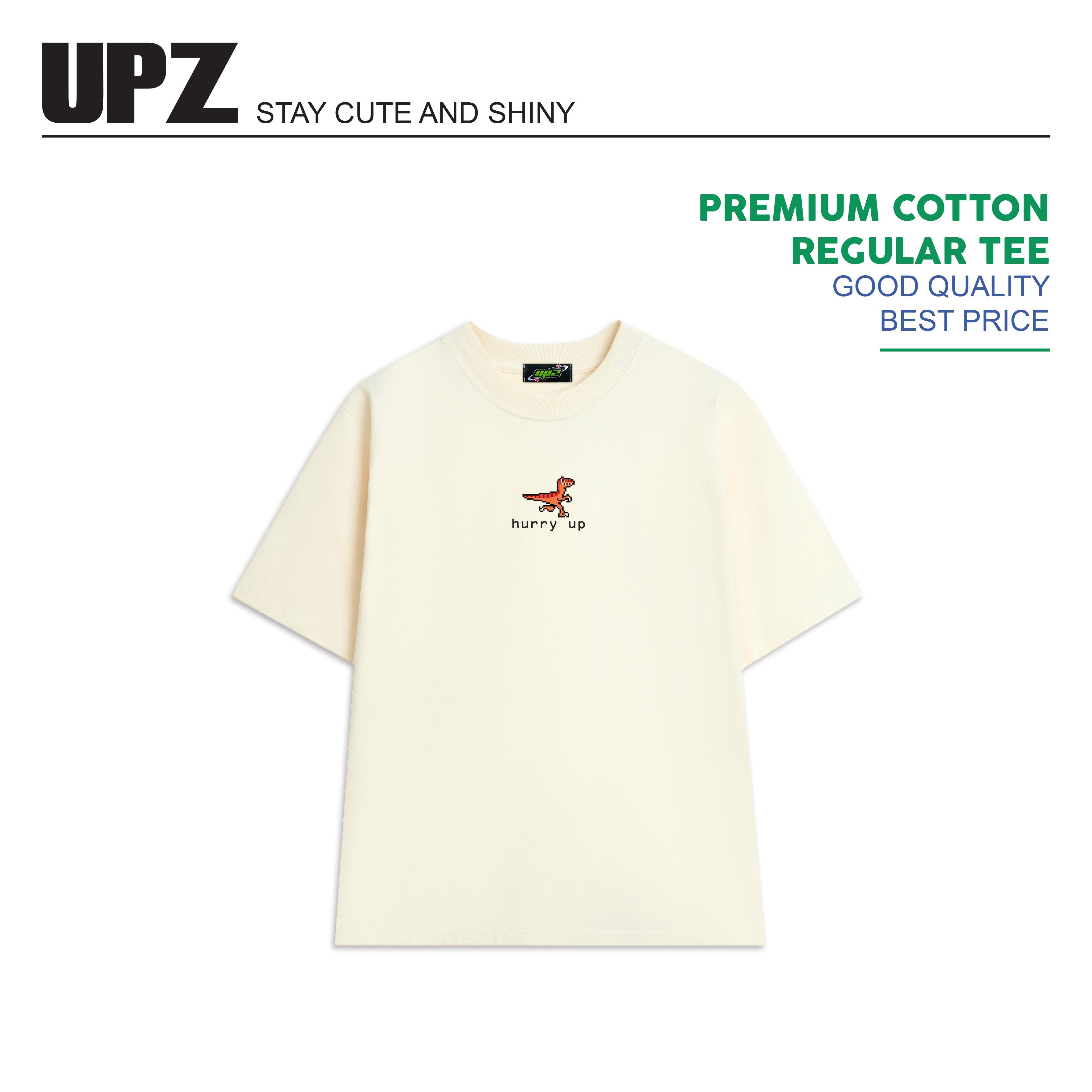 UPZ Áo Thun In Logo Pixel (4 Màu)