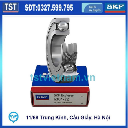 Vòng bi bạc đạn SKF 6304-2Z (Chính hãng 100%)