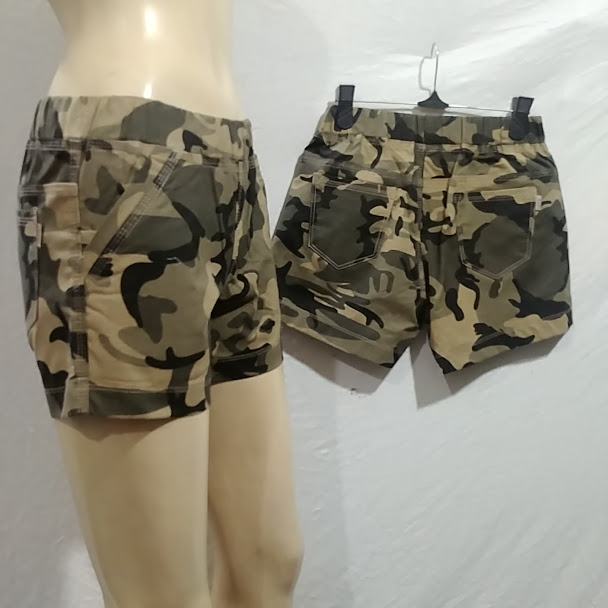 [HCM]Quần sọt jean kaki lính