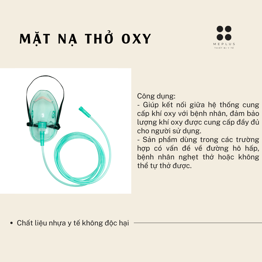 Mặt nạ thở oxy (mask oxy)