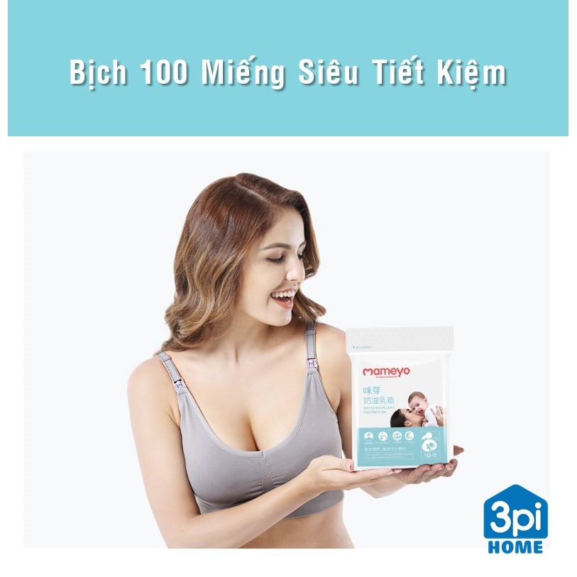 ♨✈►   Miếng lót thấm sữa Mameyo (Bịch 100 Miếng)