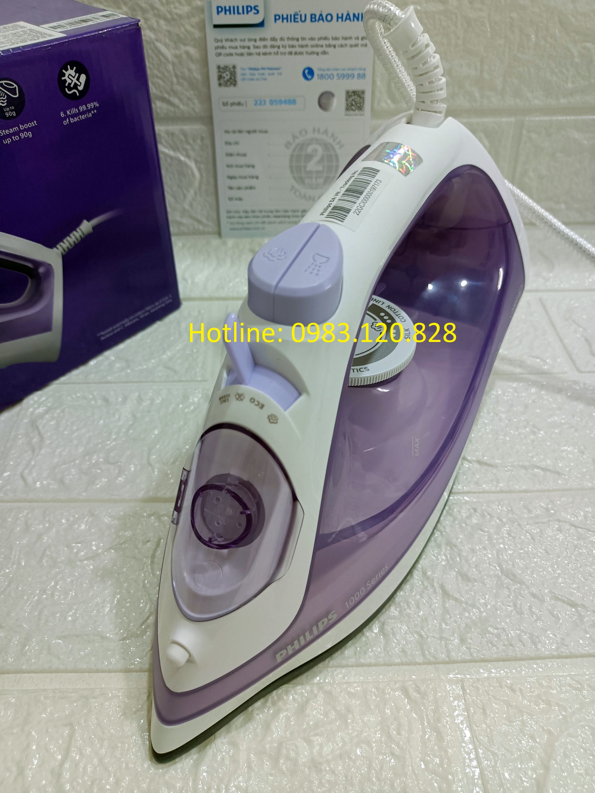 Bàn ủi hơi nước Philips GC1426/39 và DST1040/30