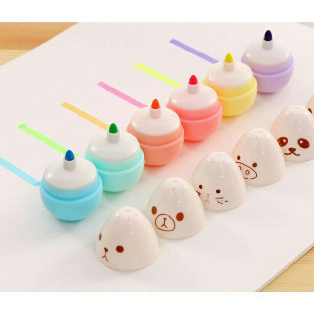[HCM]Compo bút dạ Quang siêu cute(6 cây)